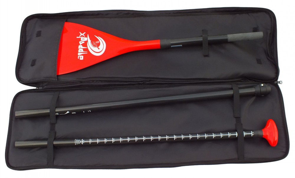 XPaddle Travel bag for 3 Piece Paddle Black Nylon with foam padding