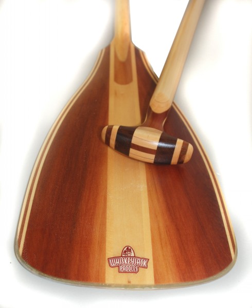 WHISKEYJACK PADDLES WHISKEY RIVER WOOD CANOE PADDLE