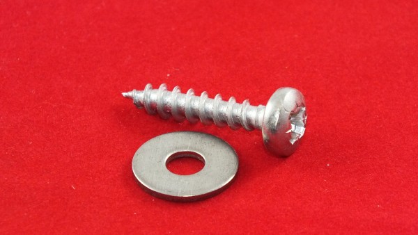 AHD FOOTSTRAP SCREW 20> M6 x 30mm INOX + WASHER